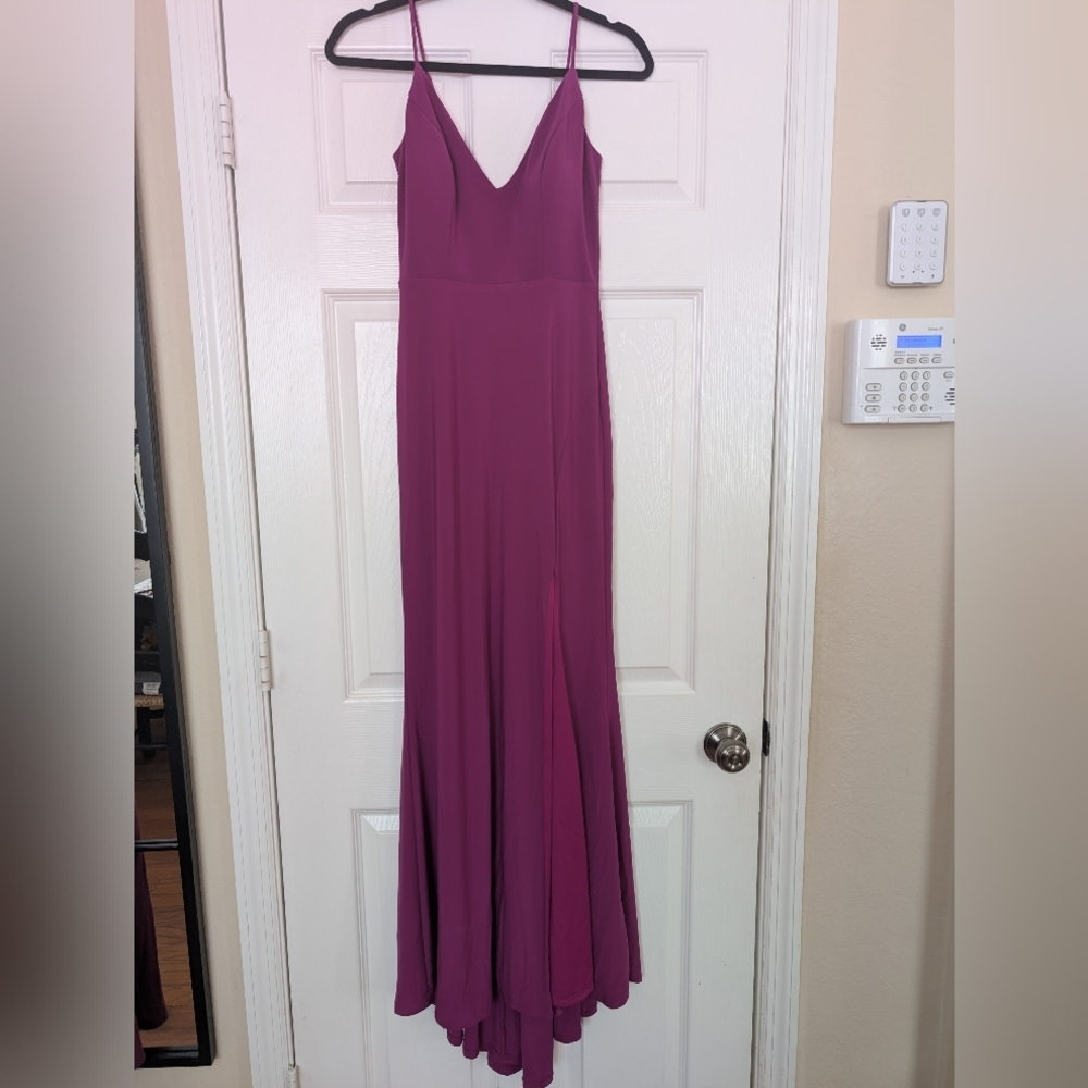 JUMP V-neck Maxi Cocktail Dress Formal Gown